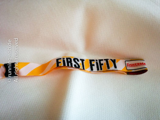 Das "First Fifty"-Startband